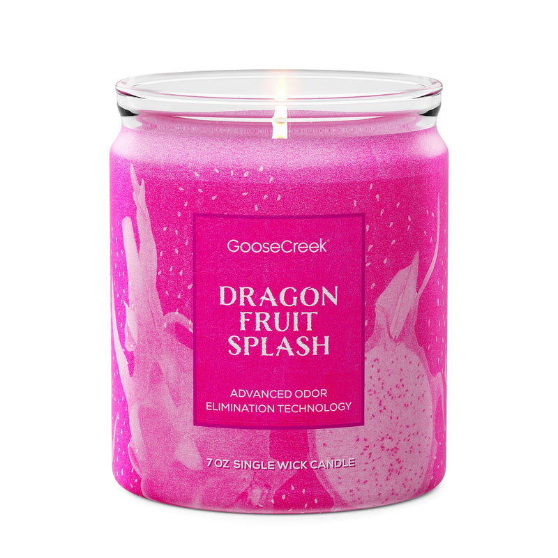 Dragonfruit Splash Odor Eliminating 7oz Single Wick Candle U0518