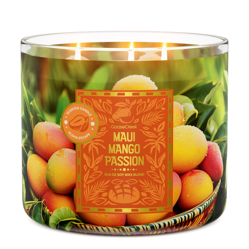 Maui Mango Passion 3-Wick Candle U0477